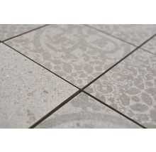 Close-up van vloertegels met patroon