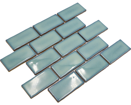 Mozaïektegels in rechthoekige vorm