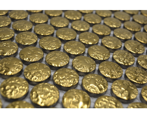 Veel ronde mozaïektegels