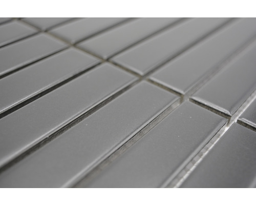 Mozaïektegels in langwerpige vorm, close-up