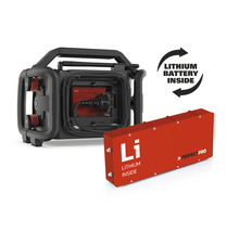 Bouwradio met verwijderbare lithium batterij van Perfectpro