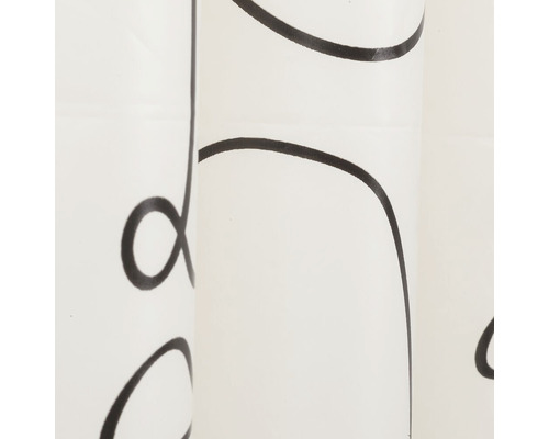 Douchegordijn met grafisch patroon