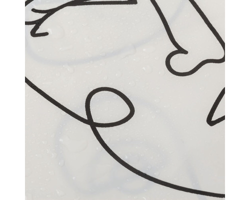 Lijnpatroon op een transparant oppervlak