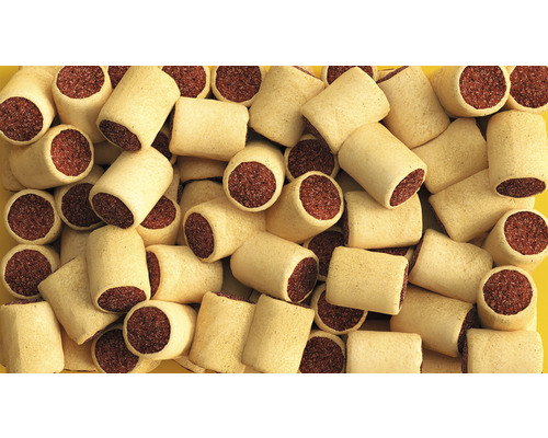 Veel hondensnacks met vleesvulling