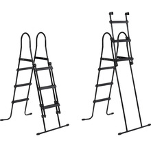 Zwembadladder in A-vorm en met platform