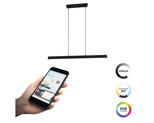 Dimbaar led hanglamp met smartphonebediening