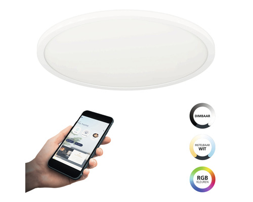 Ronde plafondlamp met smartphonebediening