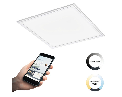 Vierkante LED lamp met smartphonebediening en dimfunctie