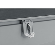 HOME & GARDEN Opbergbox Aik kunststof grijs 680 L