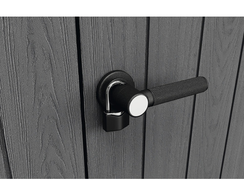 Slot op een tuindeur