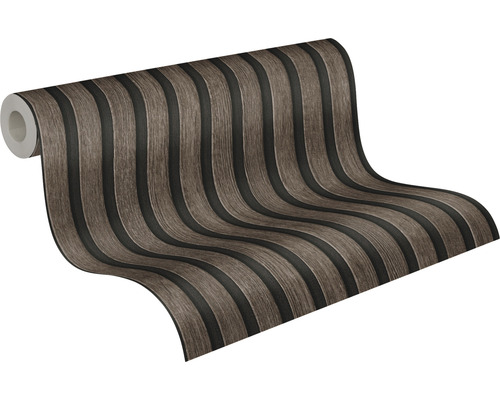 Behangrol met houten streepmotief