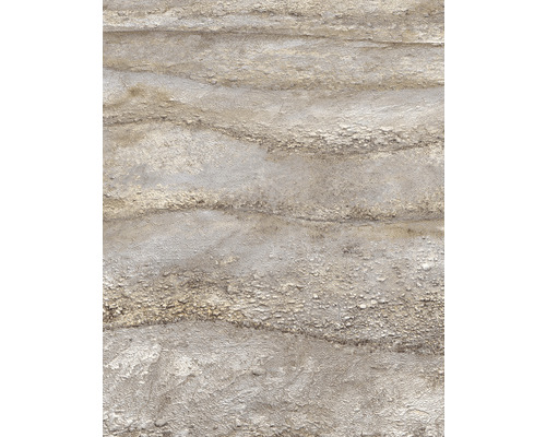 Close-up van een gepleisterde gevel met horizontale structuur