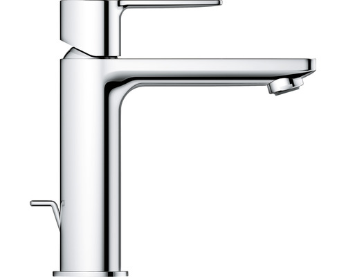 Eengreeps wastafelmengkraan van metaal