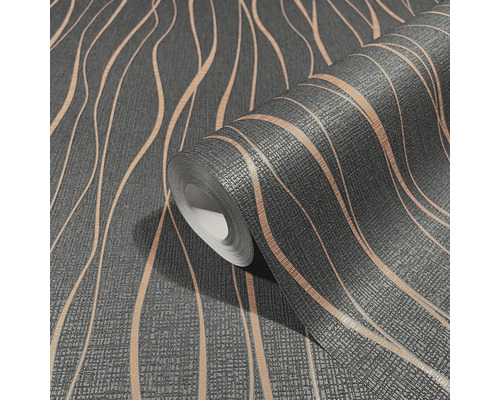 Rol vinylbehang met golfpatroon