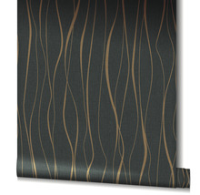 Behangrol met golvend lijnenpatroon