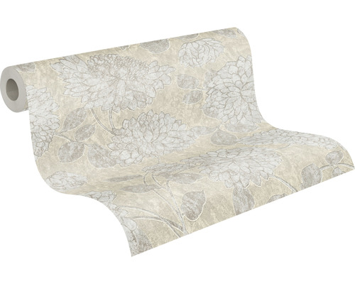 Rol behang met bloemmotief