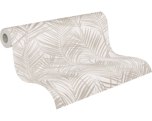 Behangrol met palmbladmotief