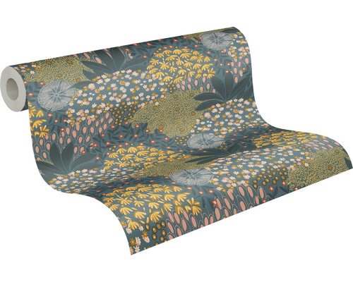 Rol behang met bloemmotief voor wanddecoratie