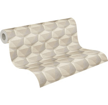 Behangrol met geometrisch 3D-ontwerp