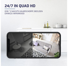 KLIKAANKLIKUIT® Slimme Wifi IP camera indoor IPCAM-2600 wit-thumb-5