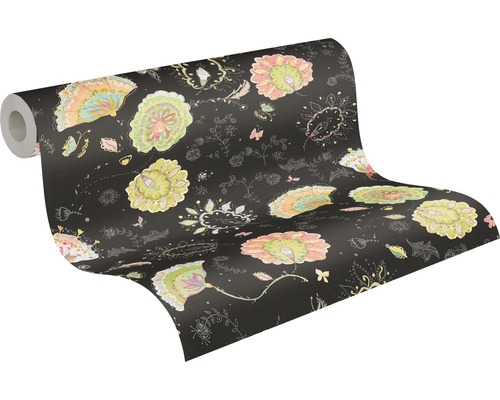 Rol behang met bloemenmotief