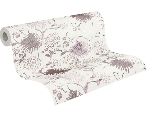 Rol behang met bloemmotief