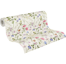 Behangrol met bloemenmotief