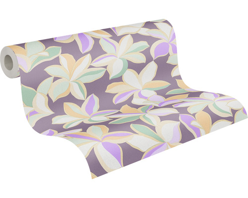 Behangrol met bloemmotief