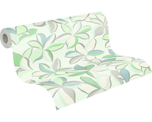 Behangrol met bloemmotief