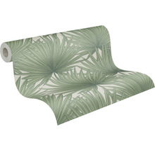 Rol behang met palmmotief
