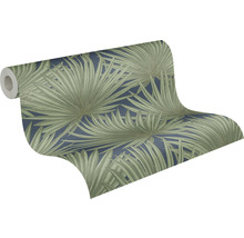 Rol behang met palmmotief
