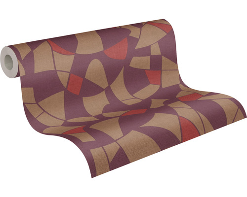 Rol behang met abstract patroon