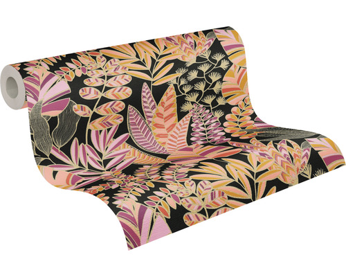 Behangrol met plantenpatroon