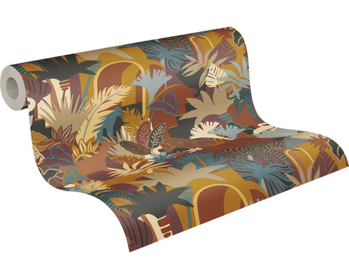 Behangrol met jungle motief