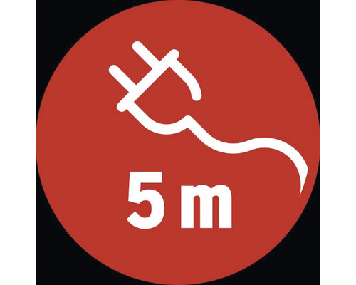 Symbool voor kabellengte 5 meter
