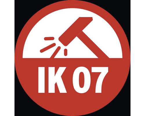 IK07 slagvastheid zegel