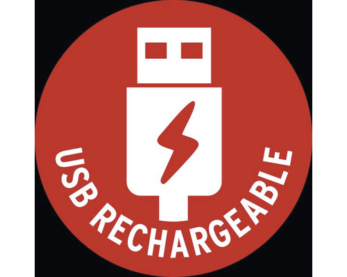 USB Oplaadbaar symbool