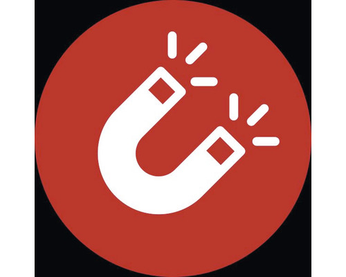 Magnetische aantrekkingskracht symbool