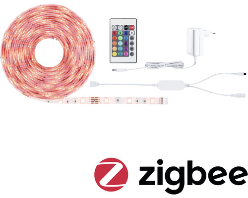 Ledstrip met afstandsbediening en voeding, Zigbee logo