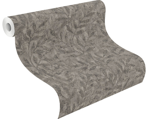 Behangrol met bladerpatroon