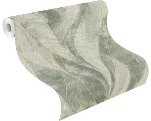 Behangrol met bladerpatroon