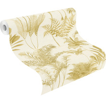 Rol behang met plantenmotief