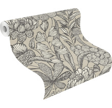 Behangrol met bloemdecoratie voor wanddecoratie