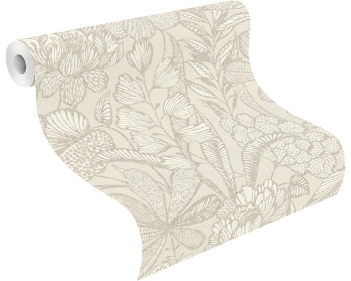 Rol behang met bloemmotief