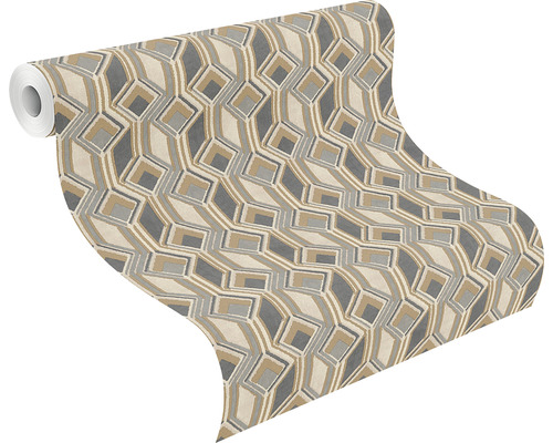 Behangrol met geometrisch patroon