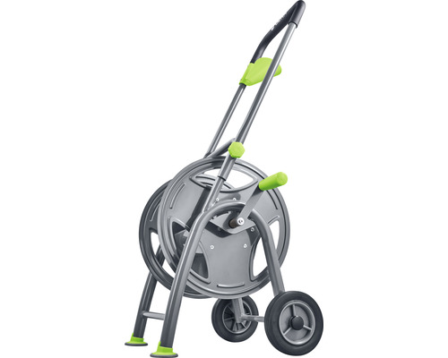 Metalen tuinslangwagen met wielen