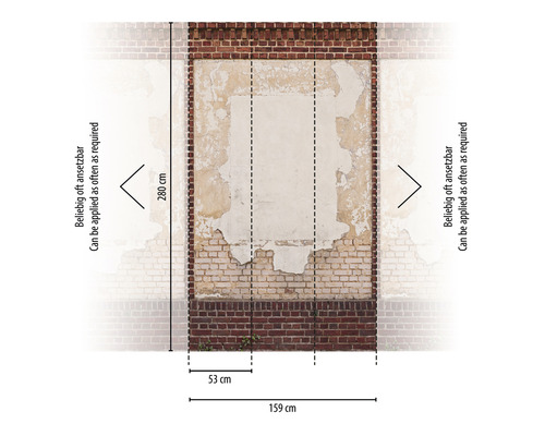 Afmetingen van een bakstenen muur