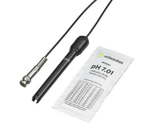 pH-meter met kalibratievloeistof