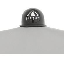 DOPPLER Parasol Active lichtgrijs 120x200x227 cm