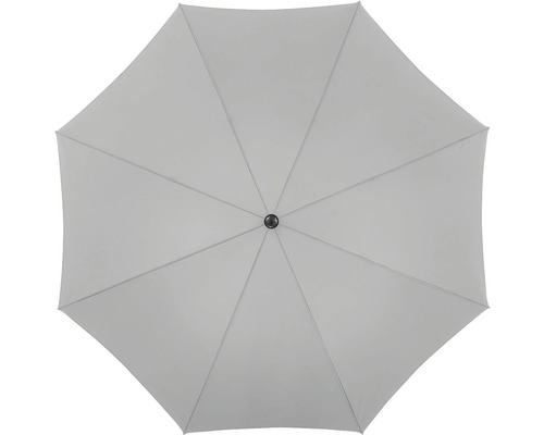 Open paraplu van onderen